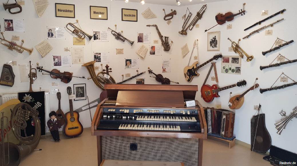 Das Musikzimmer mit mehr als 40 Instrumenten.